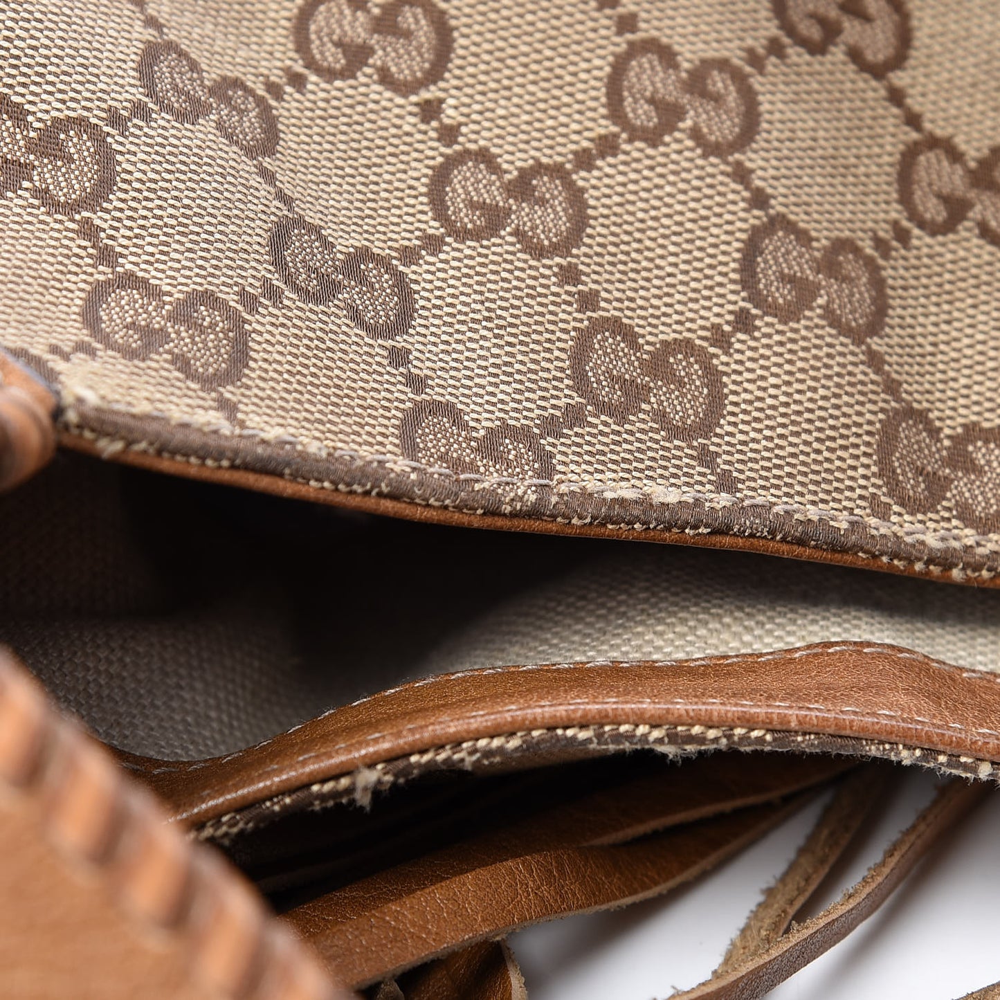 Monogram Medium New Jackie Shoulder Bag Brown