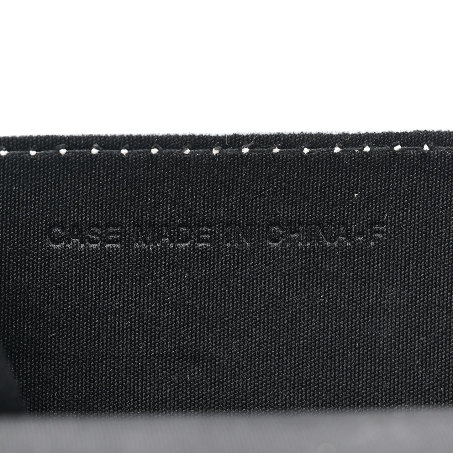 Smooth Calfskin Sunglasses Pouch White