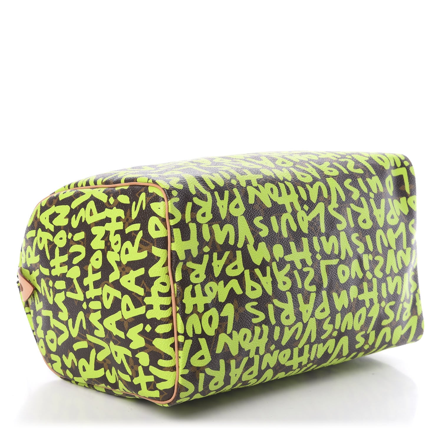 Louis Vuitton Monogram Graffiti Speedy 30 Green 3 of 8