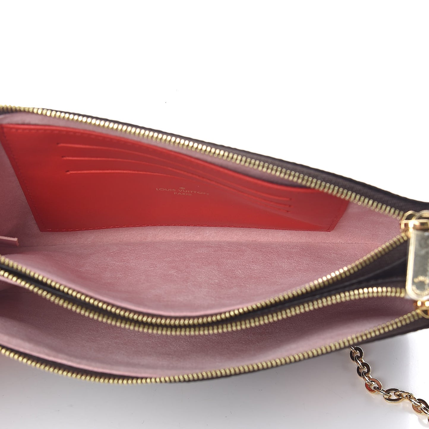 Monogram Blooming Flowers Double Zip Pochette