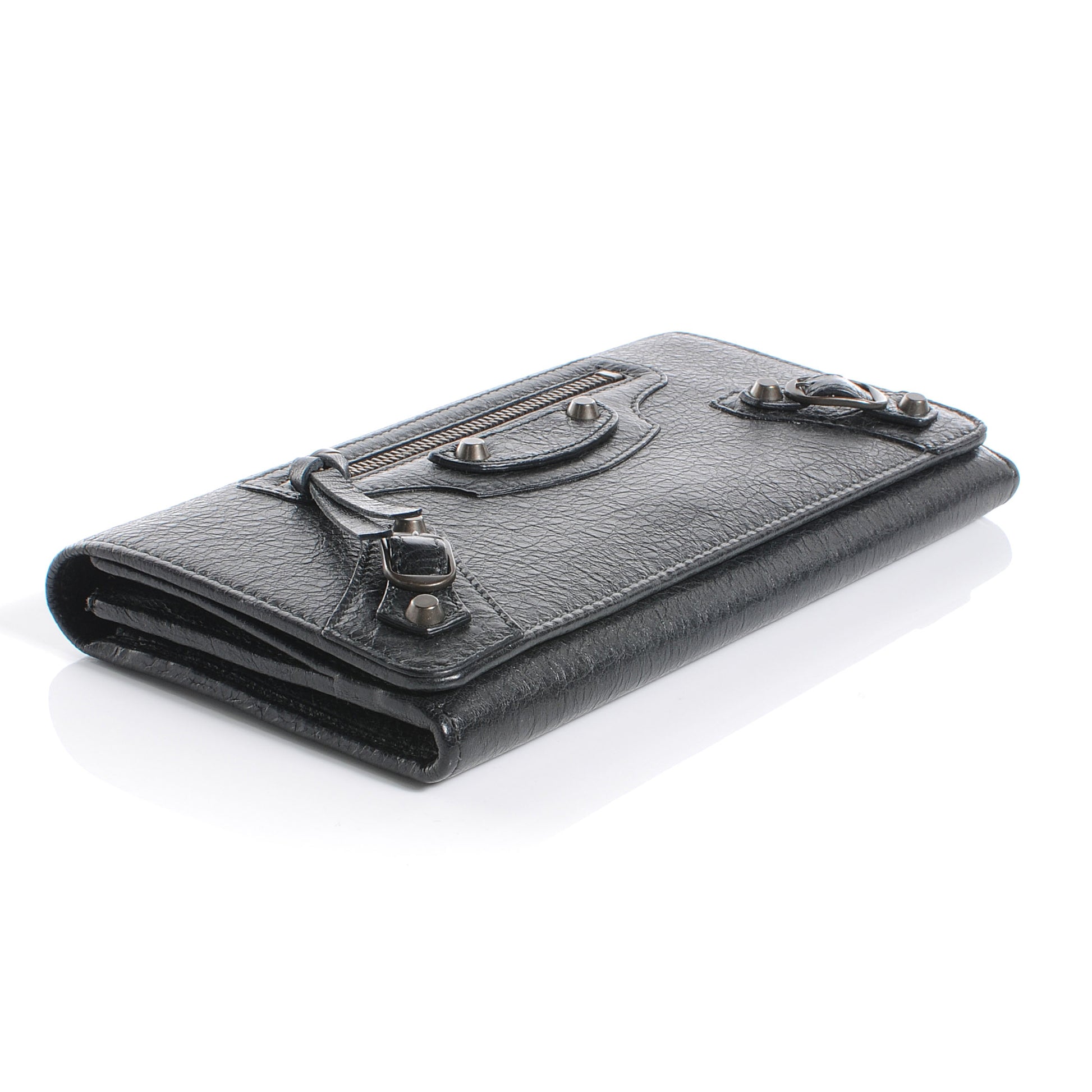 Balenciaga Agneau Money Wallet Anthracite 4 of 7
