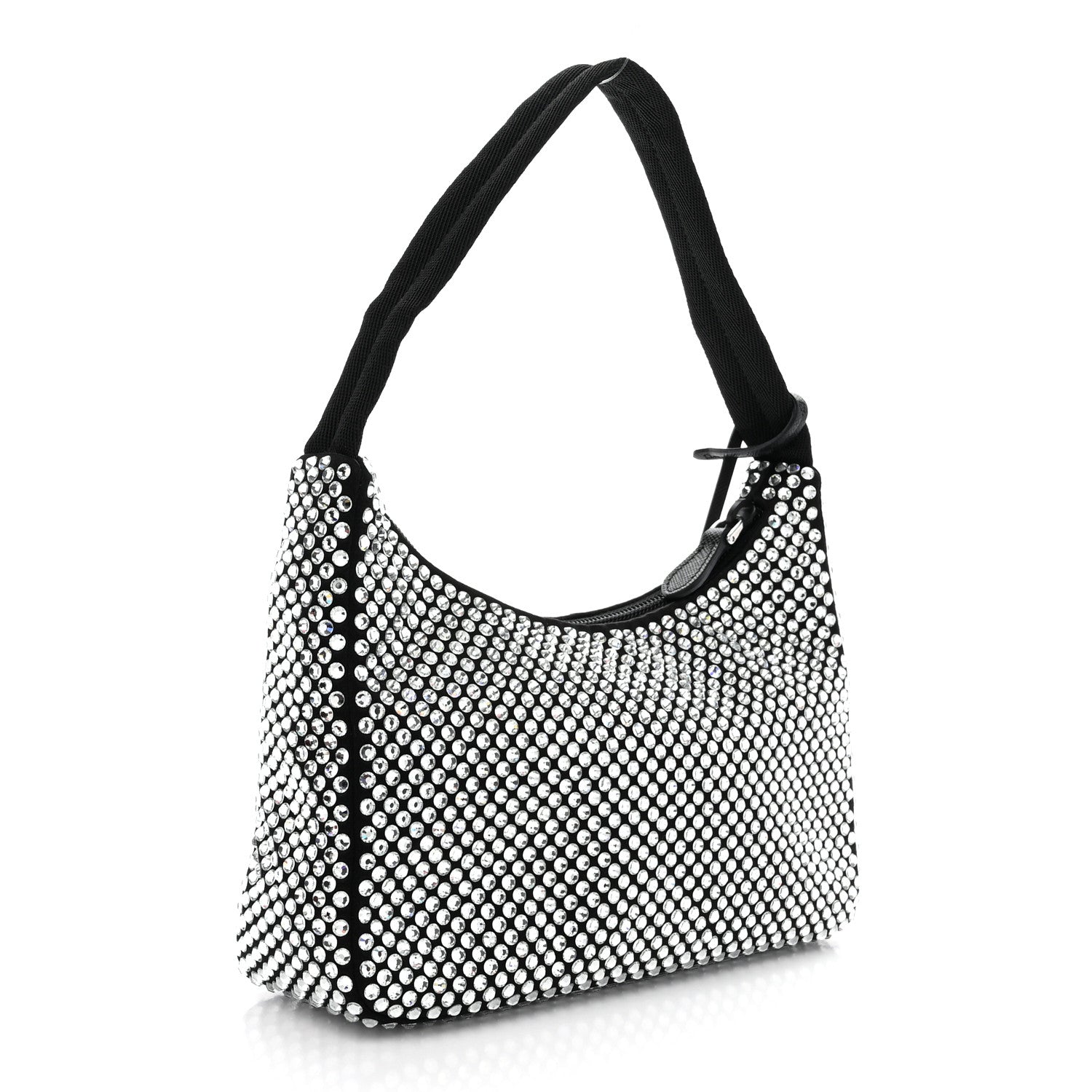 Prada Satin Crystal Mini Re-Edition 2000 Bag Cristal 3 of 10