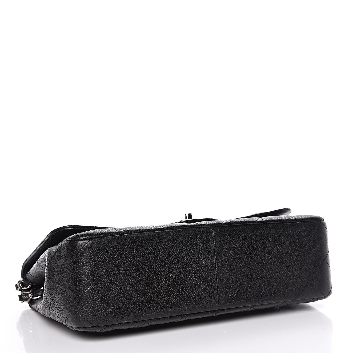 Chanel Caviar Quilted Jumbo Single Flap Black 4 of 10