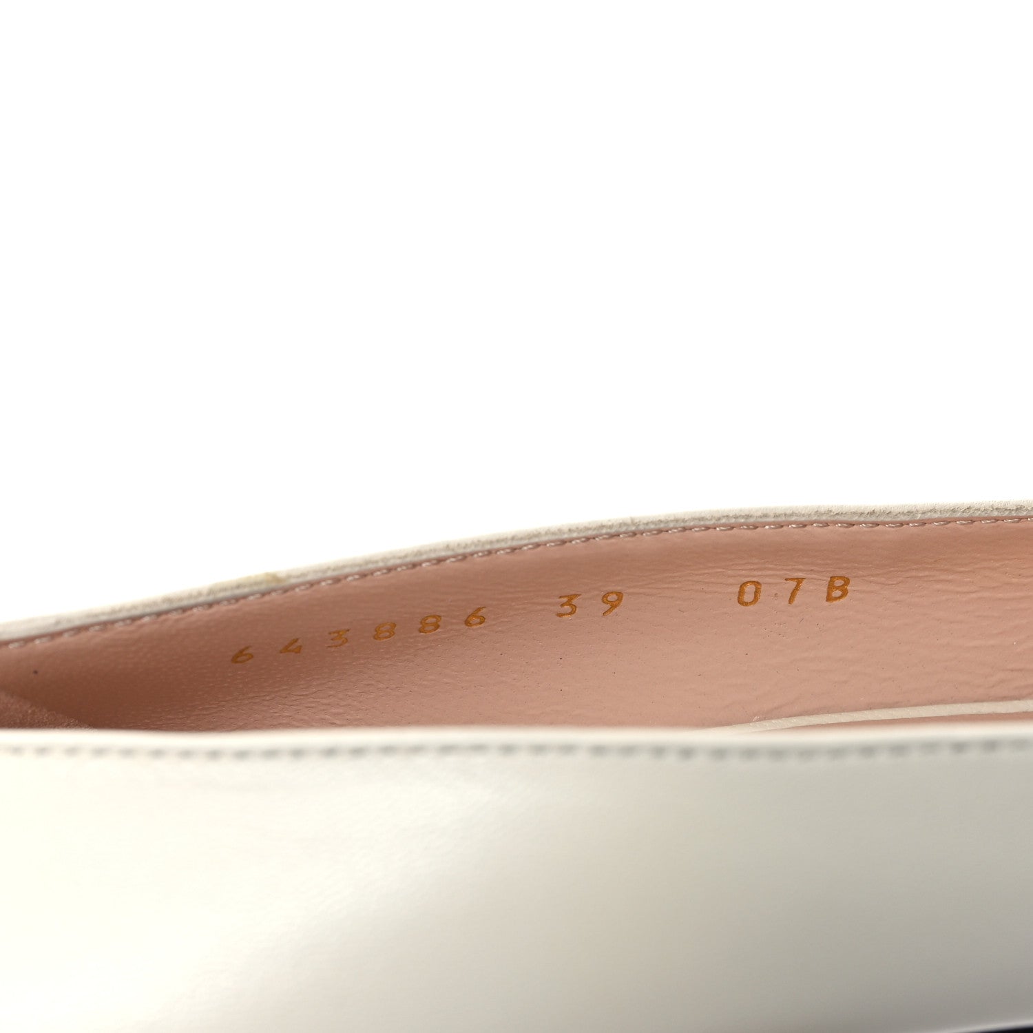 Gucci Malaga Kid Horsebit 75mm Pumps 39 Mystic White 9 of 10