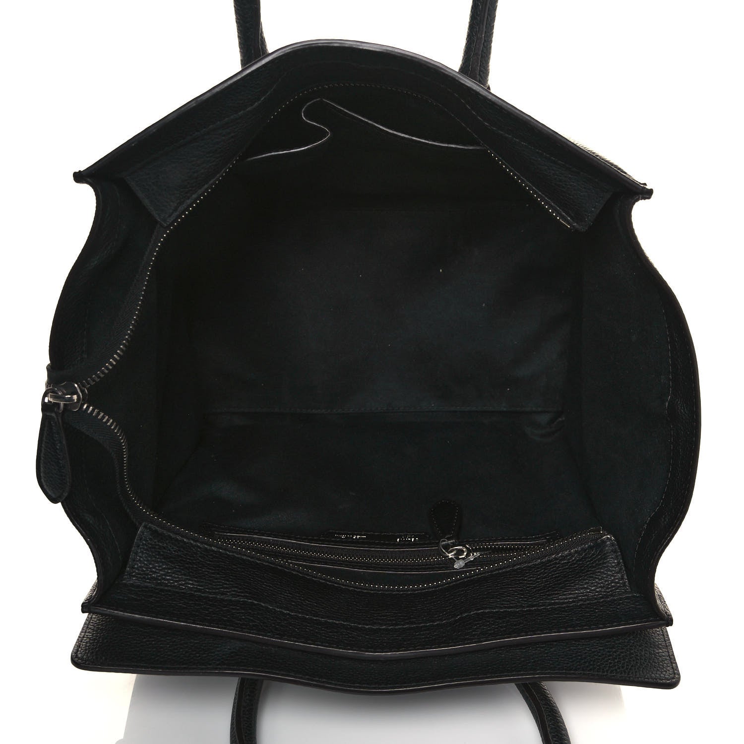 Celine Drummed Calfskin Mini Luggage Black 5 of 15