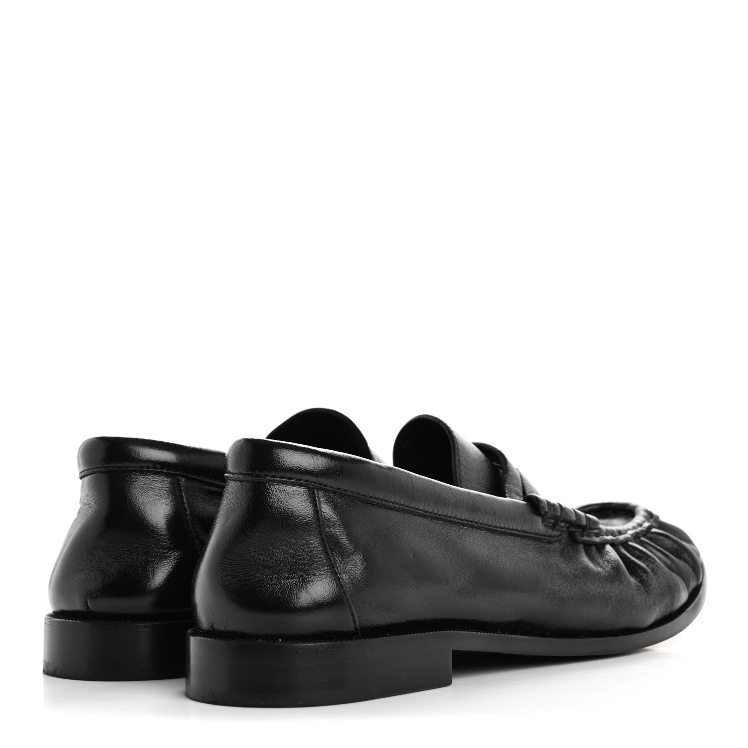 Saint Laurent Nappa Sugar Le Loafer 15 Penny Slippers 40.5 Black 5 of 10