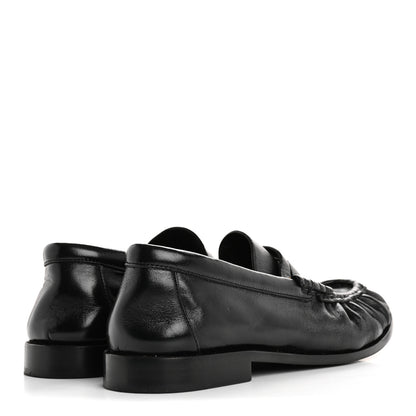 Saint Laurent Nappa Sugar Le Loafer 15 Penny Slippers 40.5 Black 5 of 10