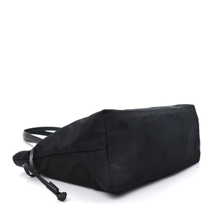 Prada Tessuto Nylon Saffiano Shopping Tote Black 4 of 11