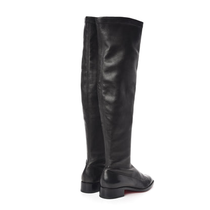 Christian Louboutin Nappa Theophila Stretch Knee High Boots 39.5 Black 4 of 7