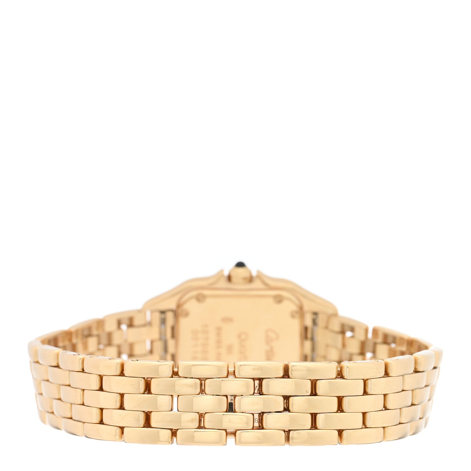 Cartier 18K Yellow Gold 22mm Panthere Quartz Watch 3 of 4