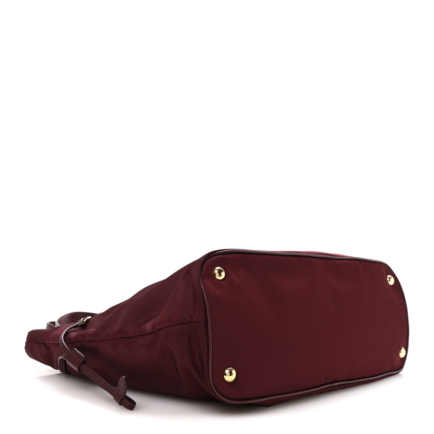 Tessuto Nylon Saffiano Tote Granato
