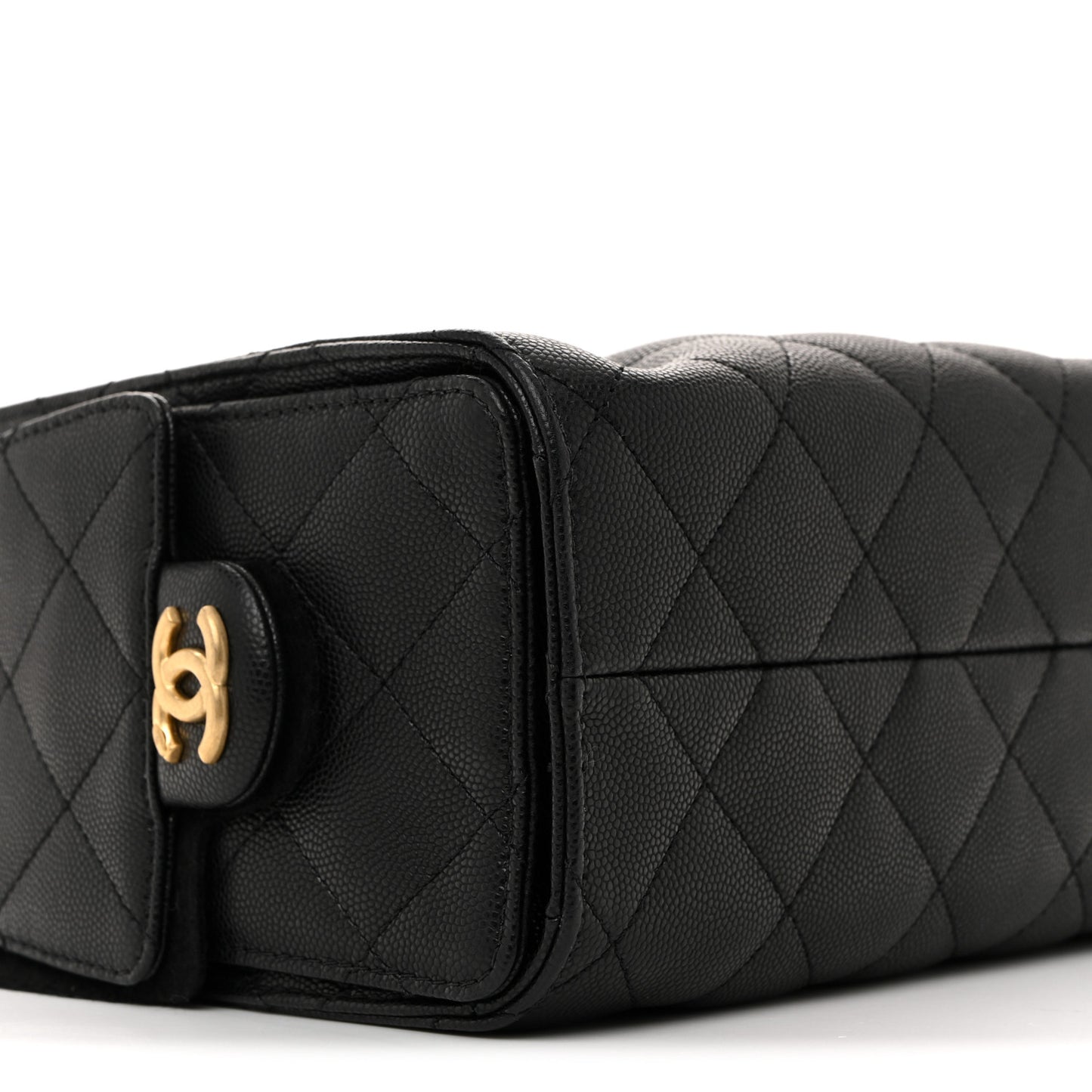 Caviar Quilted Mini Chanel 25 Handbag Black