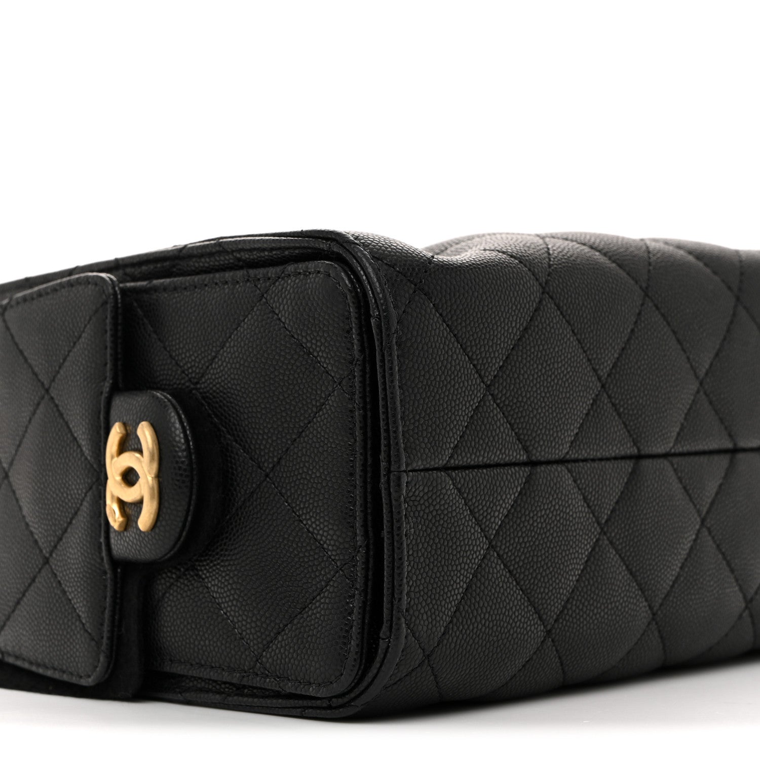 Chanel Caviar Quilted Mini Chanel 25 Handbag Black 9 of 11