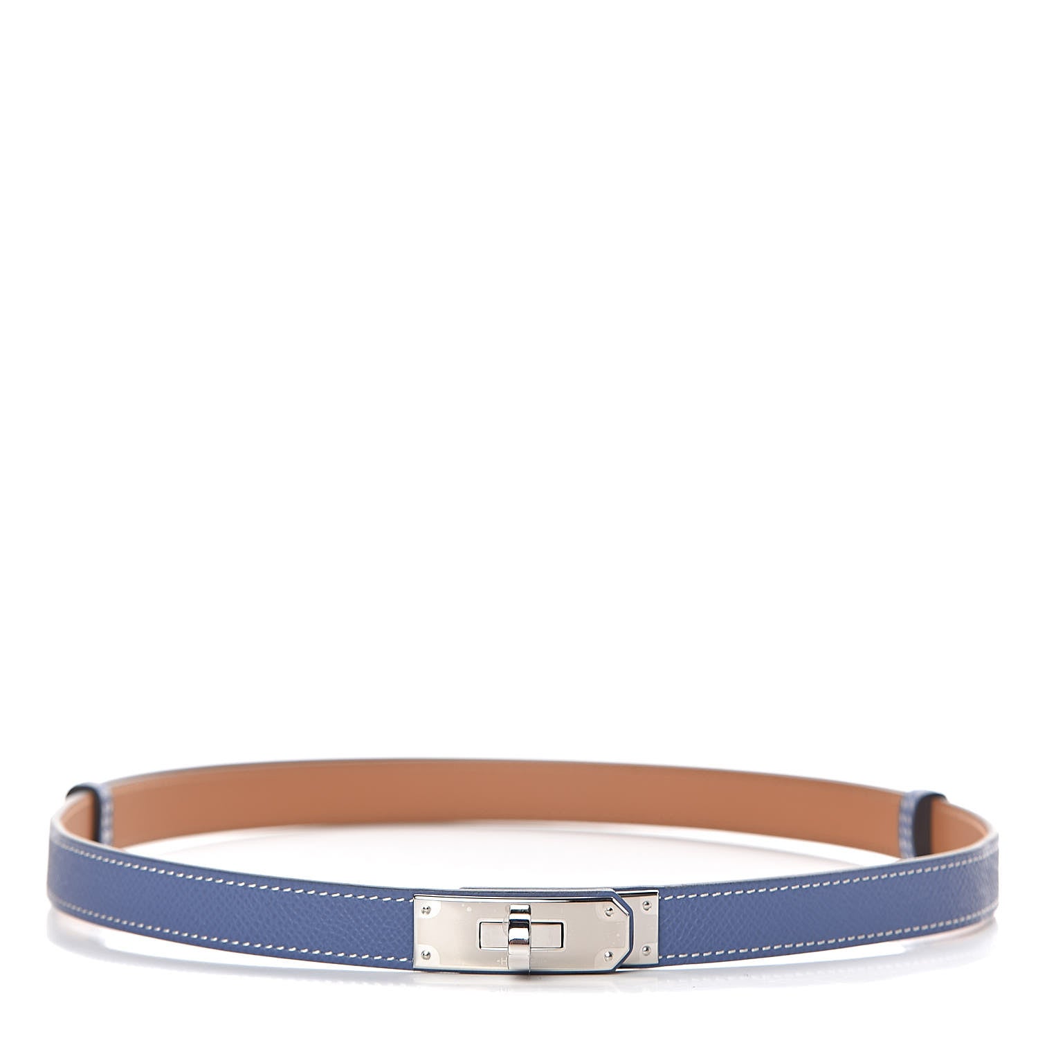 Hermes Epsom Kelly Belt Bleu Brighton 1 of 6