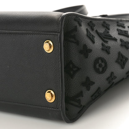 Louis Vuitton Calfskin Monogram Tufting On My Side Black 8 of 8