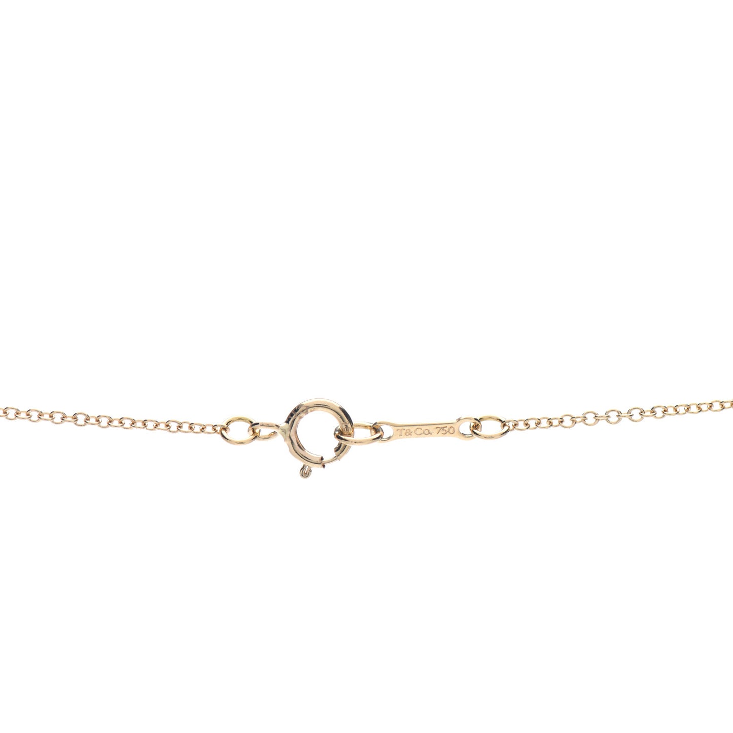18K Yellow Gold Small Paloma Picasso Villa Paloma Palm Pendant Necklace