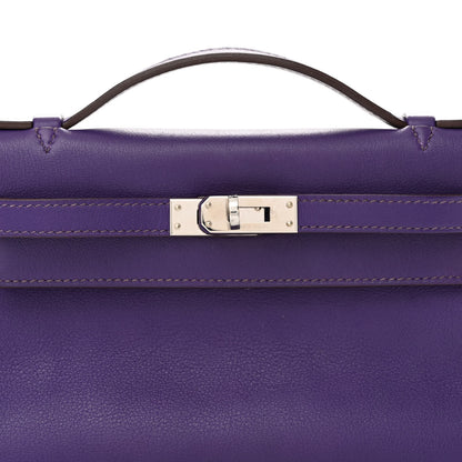 Hermes Swift Kelly Pochette Clutch Iris 9 of 12