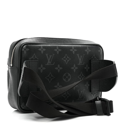 Louis Vuitton Taiga Monogram Outdoor Bumbag Black 4 of 15