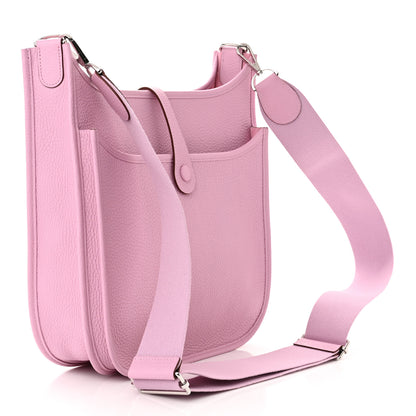 Hermes Taurillon Clemence Evelyne III PM Mauve Sylvestre 3 of 12