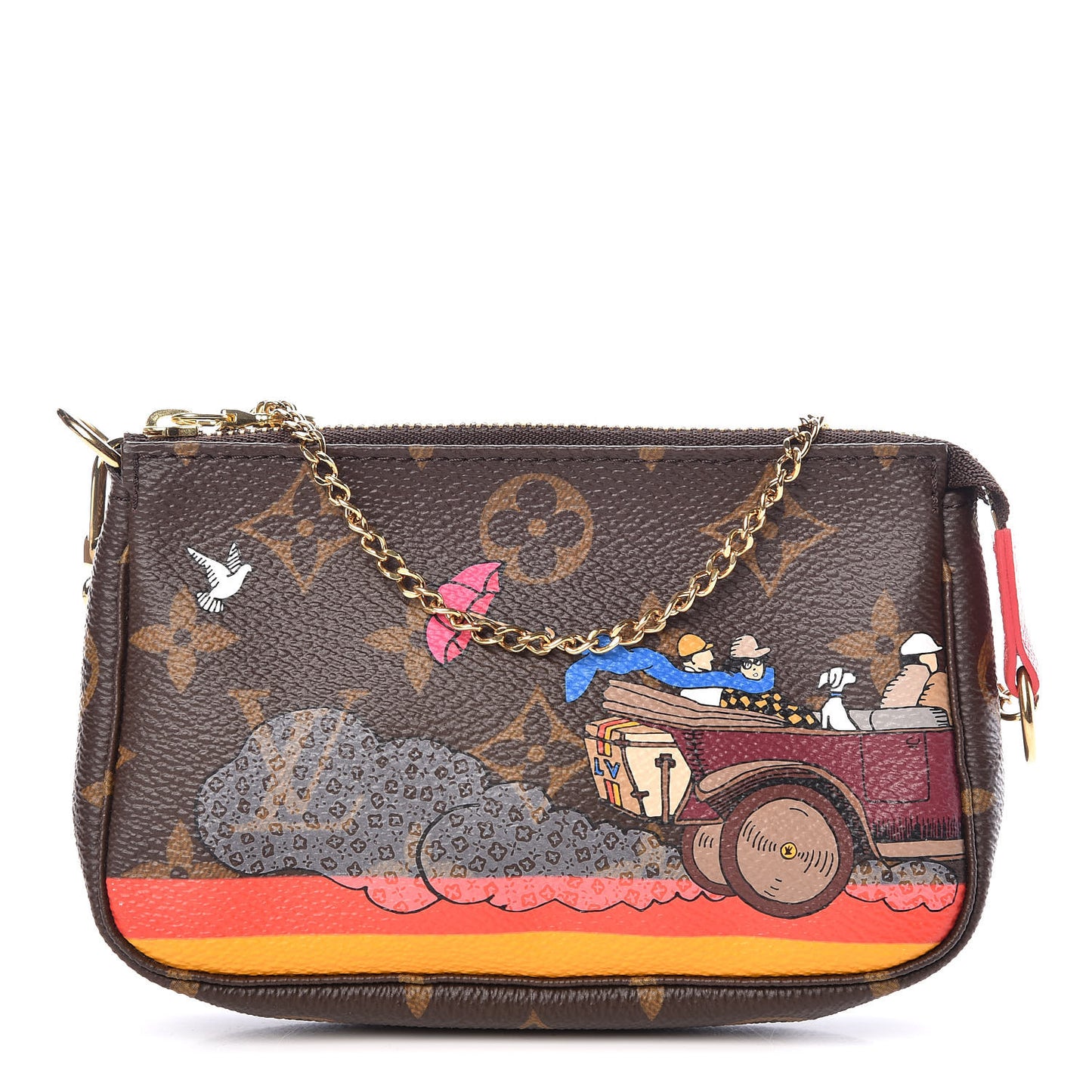 Monogram 2015 Christmas Animation Mini Pochette Accessories