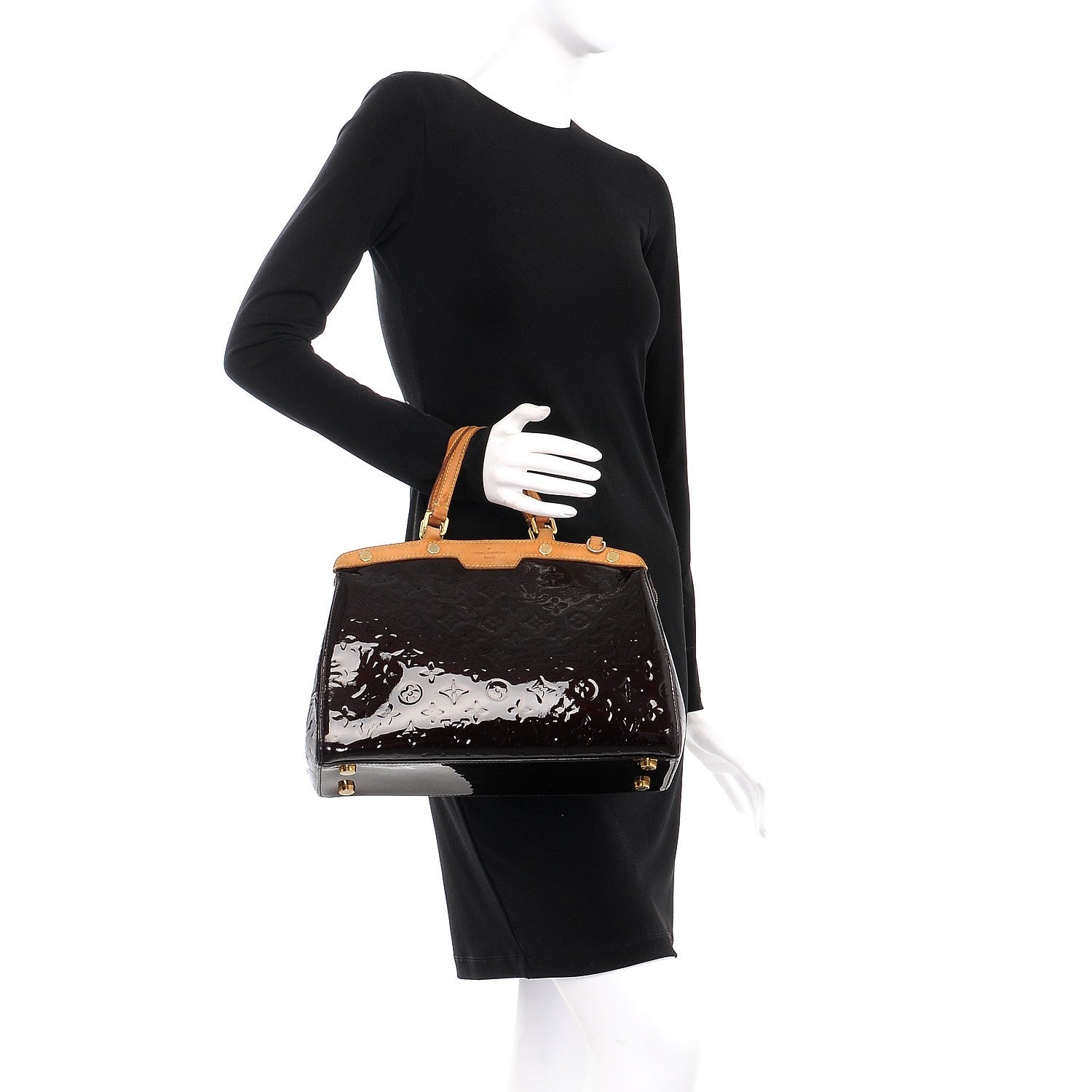 Louis Vuitton Vernis Brea MM Amarante 3 of 16