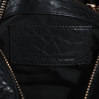 Alexander Wang Leather Rocco w Rose Gold Hardware Black 6 of 6