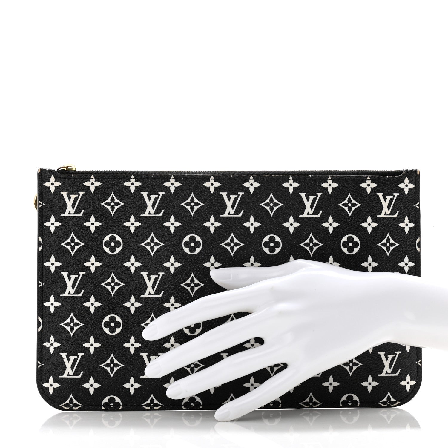 Louis Vuitton Monogram Giant Jungle Neverfull MM GM Pochette Black 2 of 9