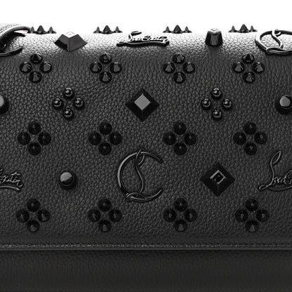 Christian Louboutin Calfskin Spikes Loubinthesky Paloma Clutch Black 7 of 10