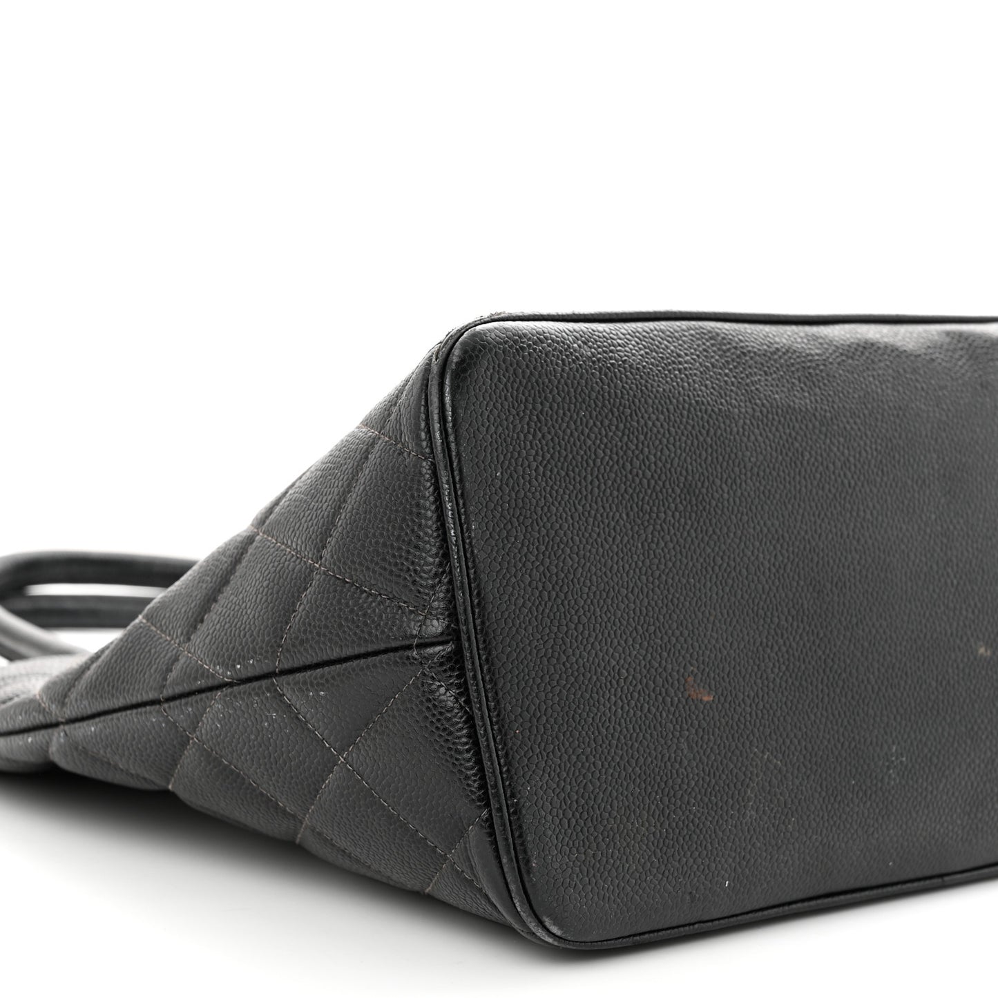 Caviar Quilted Medallion Tote Black