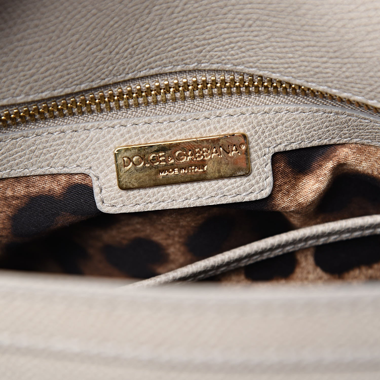 Dolce & Gabbana Dauphine Large Miss Sicily Satchel Taupe 6 of 13