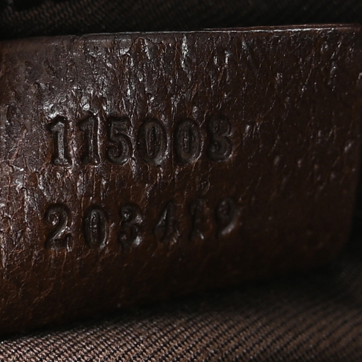 Monogram Shoulder Bag Dark Brown