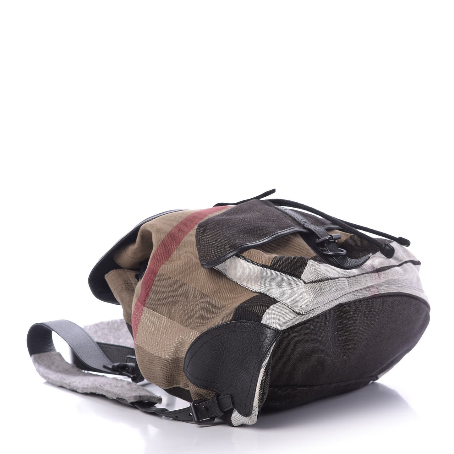 Canvas Mega Check Korbin Backpack Camel