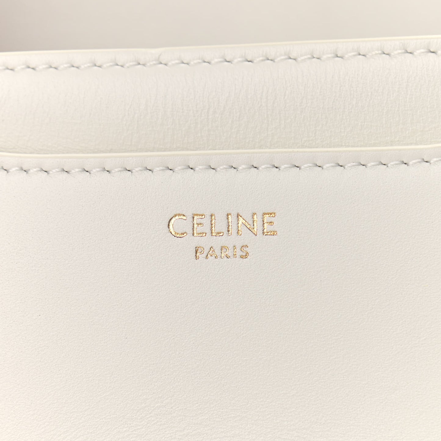 Satinated Calfskin Besace Small 16 White