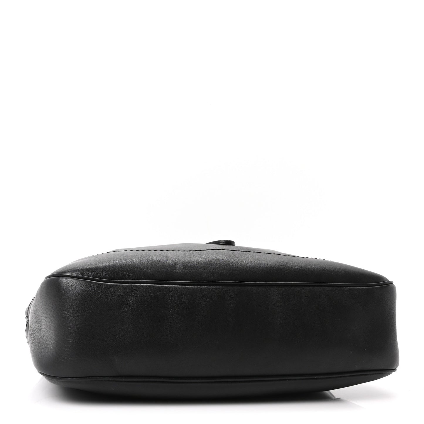 Calfskin Medium New Jackie Shoulder Bag Black