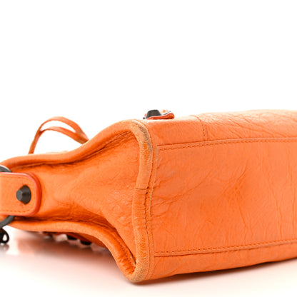 Balenciaga Agneau Classic Hardware Mini City Tangerine 9 of 14