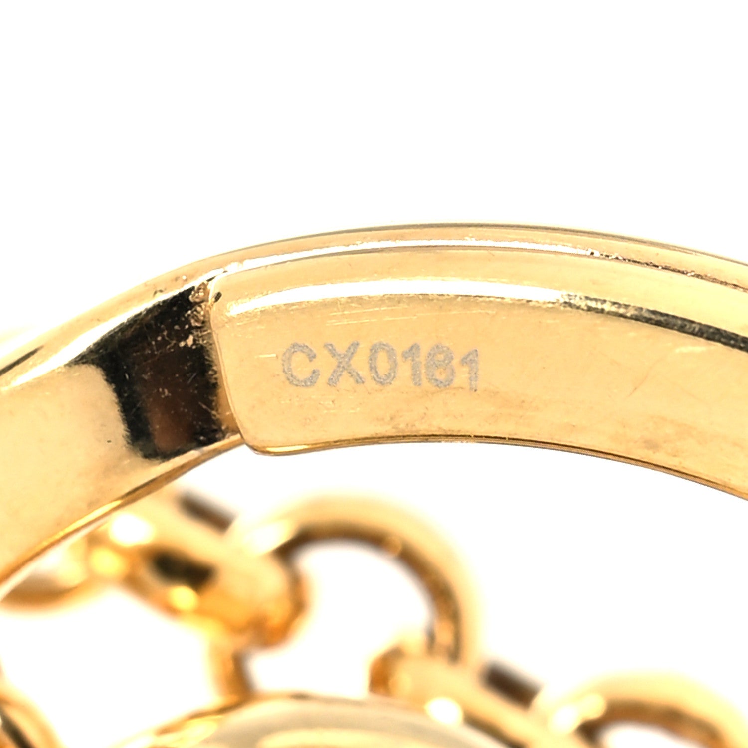 Louis Vuitton Metal Eclipse Bag Charm Key Holder Gold 4 of 4