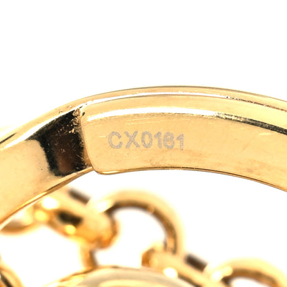 Louis Vuitton Metal Eclipse Bag Charm Key Holder Gold 4 of 4