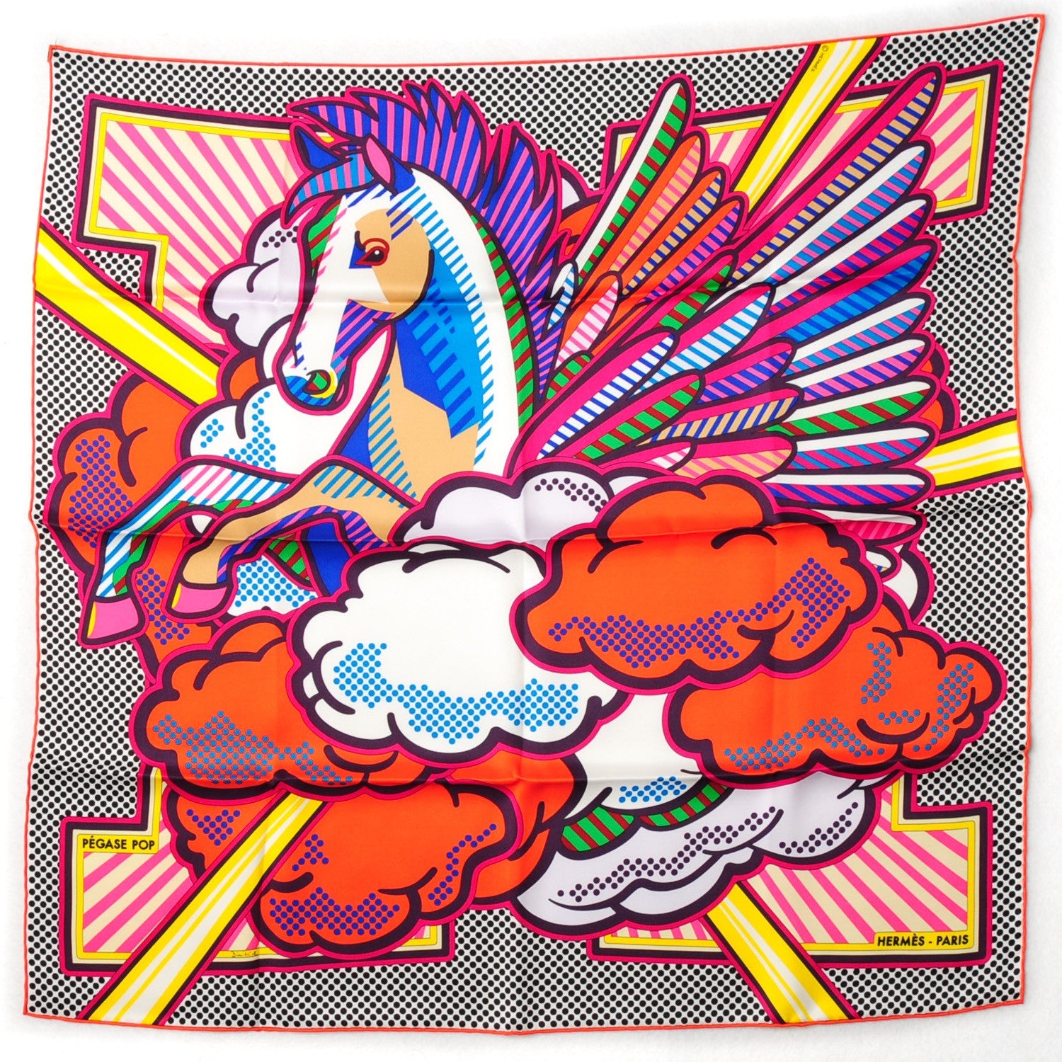 Hermes Silk Pegase Pop Scarf 70 2 of 7