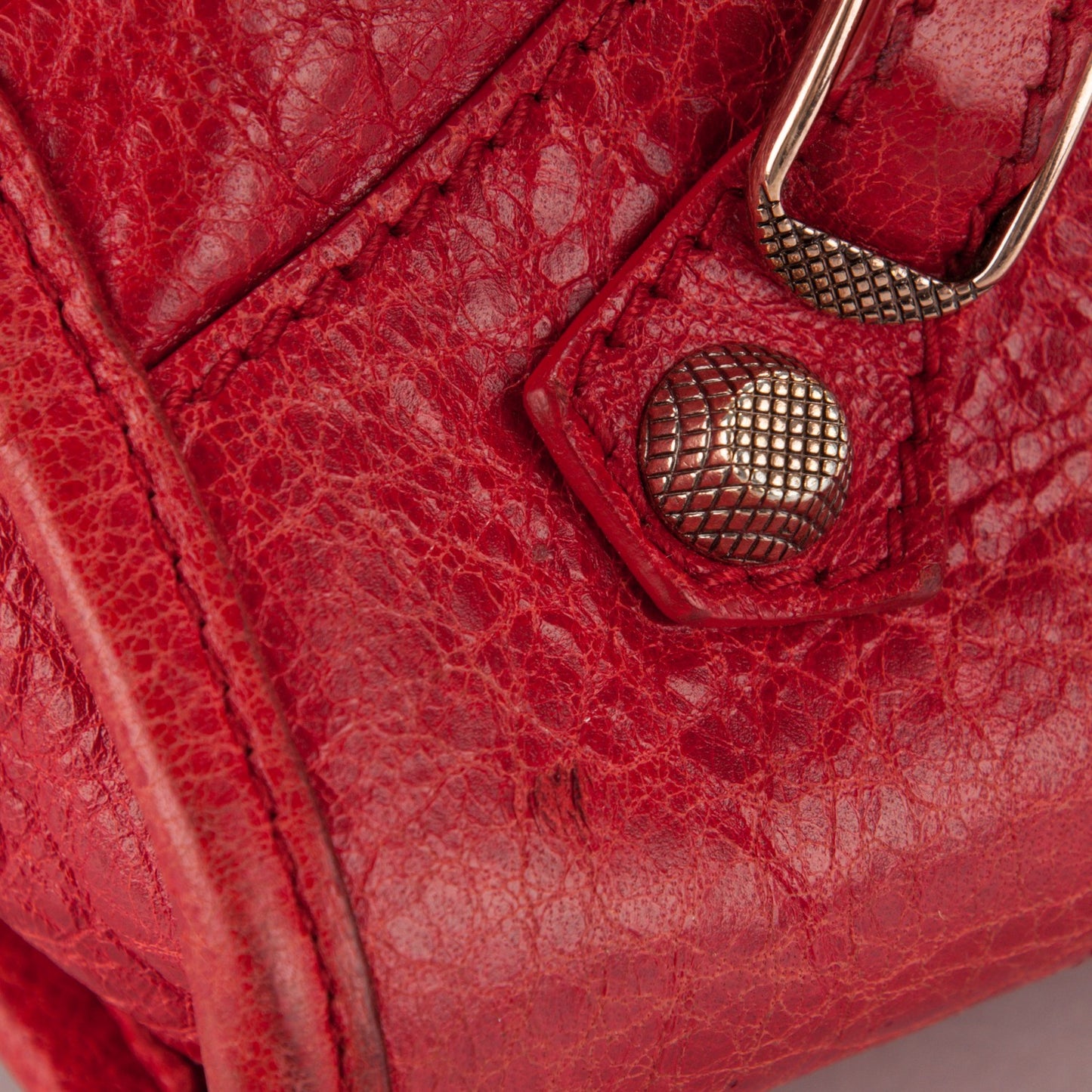 Agneau Arena Giant 12 Rose Gold Hardware Part Time Coquelicot Rouge Coquelicot