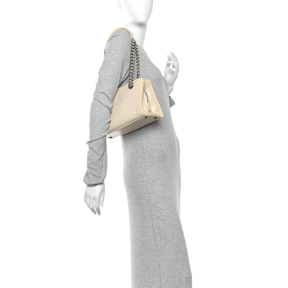 Chanel Glazed Calfskin Quilted Korean Garden Off White 2 of 11