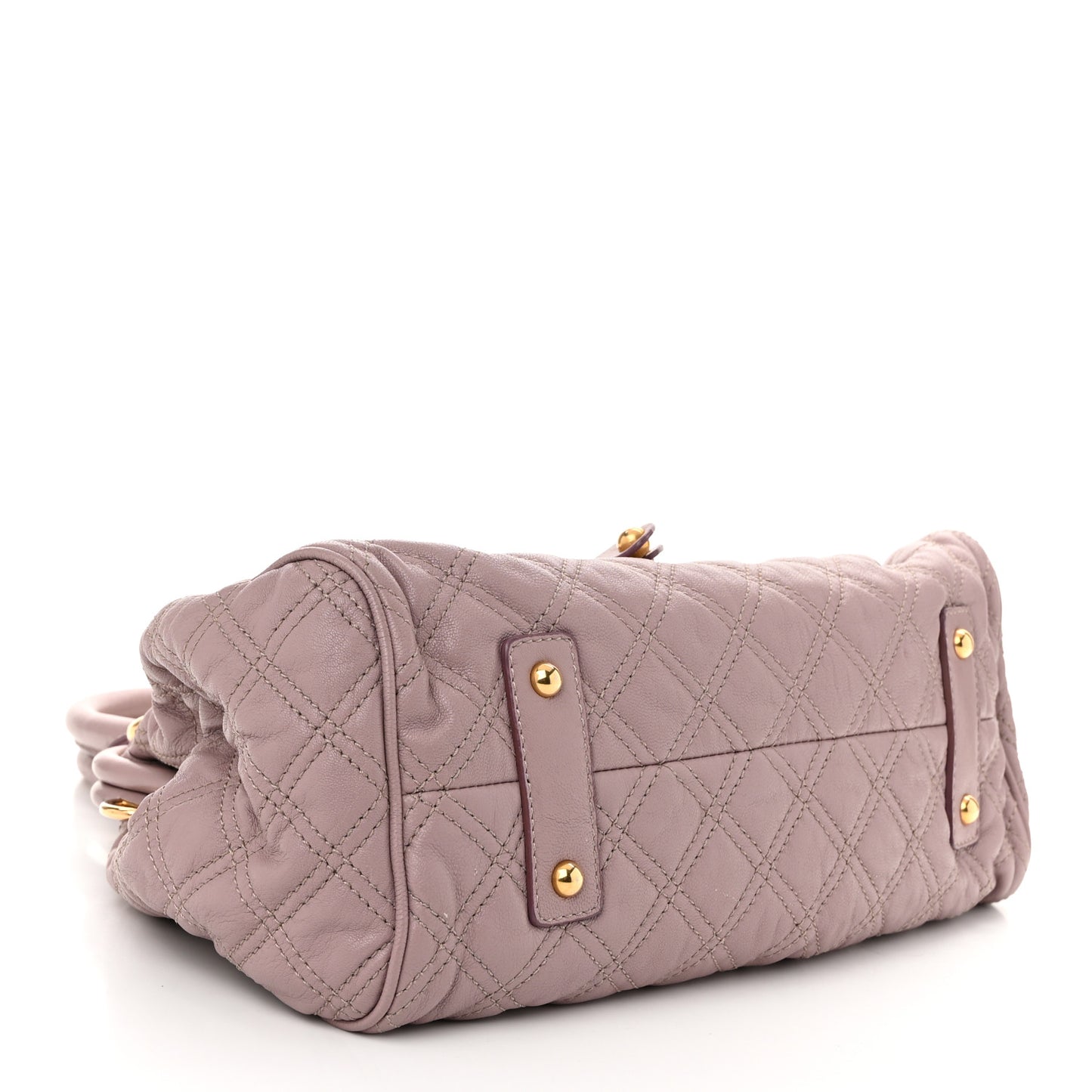 Calfskin Quilted Stam Blush