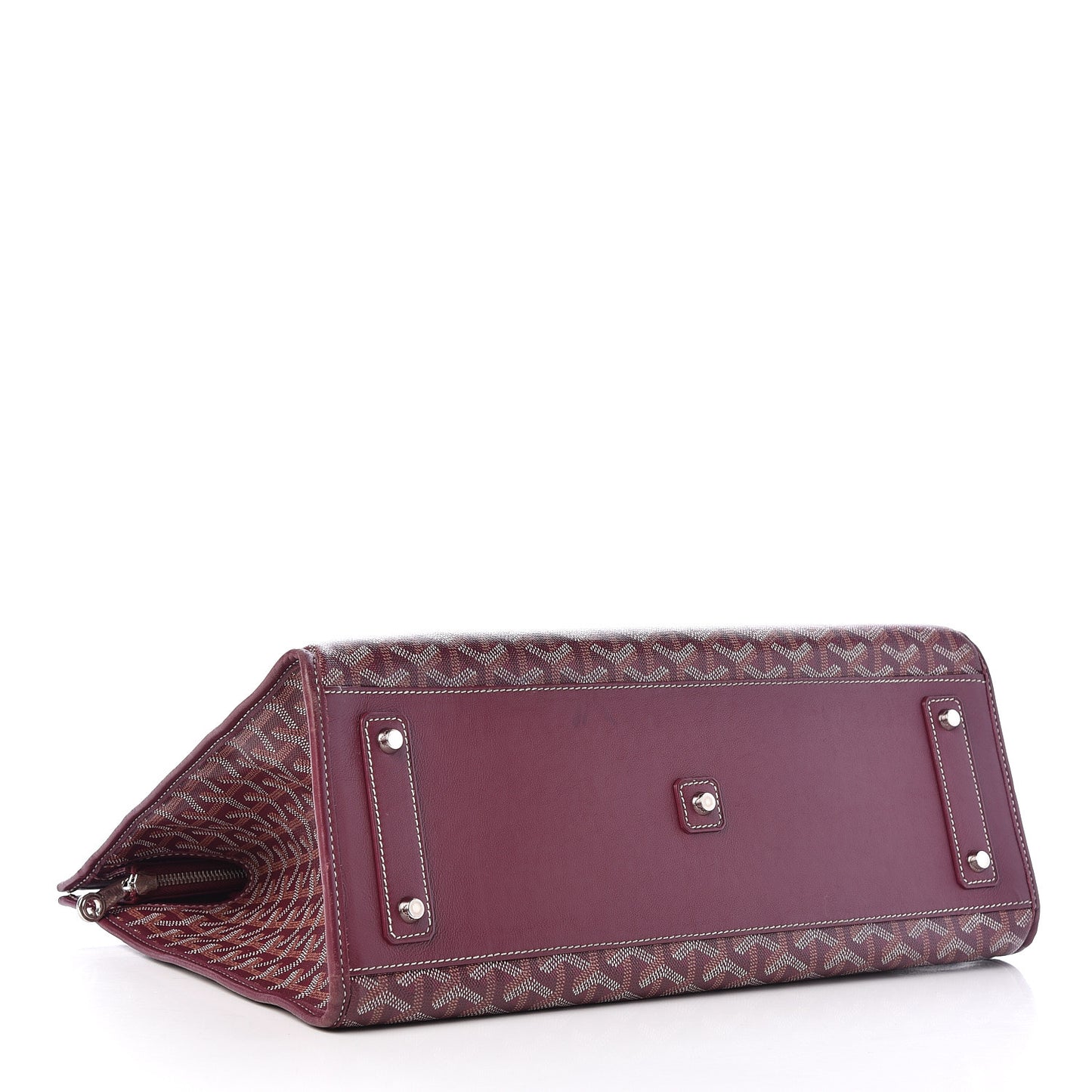 Goyardine Marquises Tote Burgundy