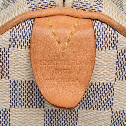Louis Vuitton Damier Azur Speedy 30 6 of 8