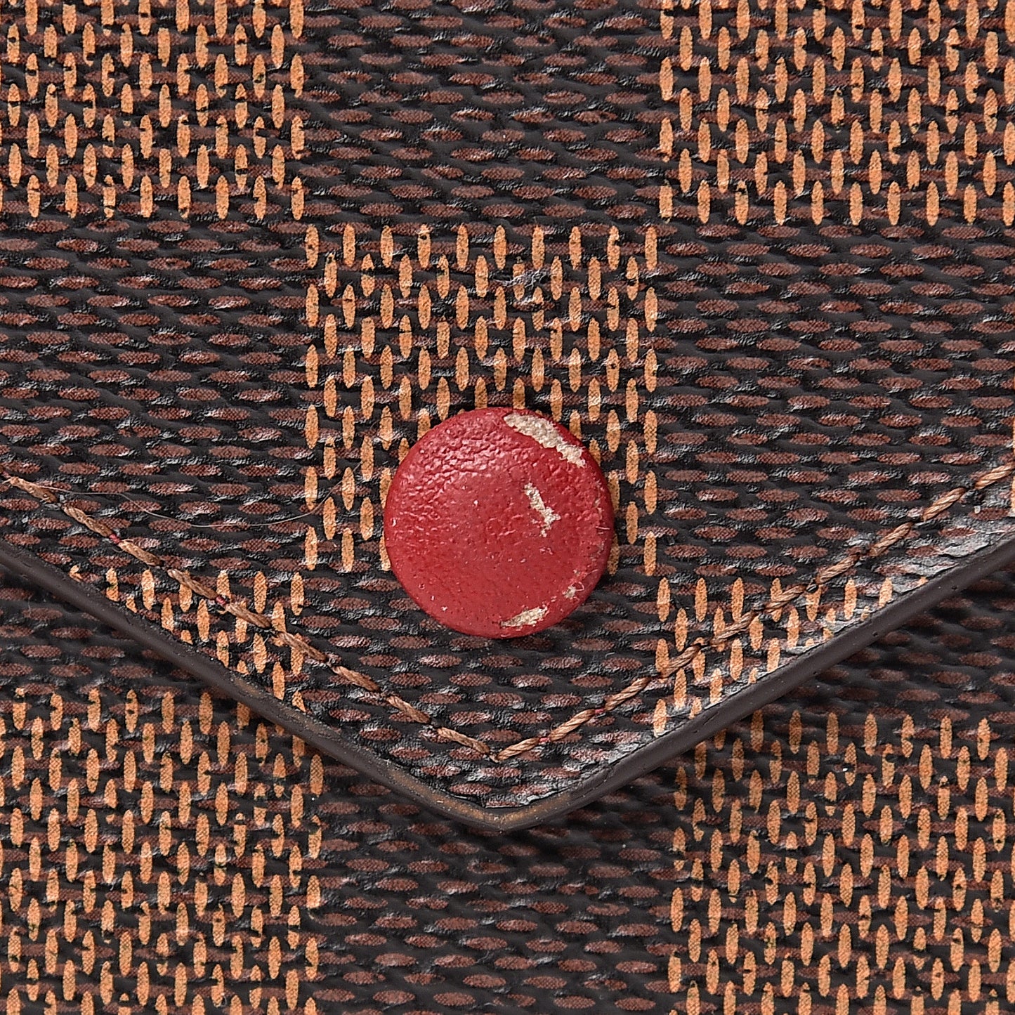 Damier Ebene Victorine Wallet Red
