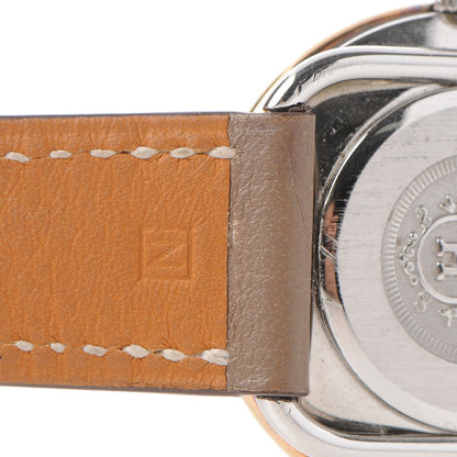 Hermes Stainless Steel Swift 30.5mm Arceau Quartz Watch Etoupe 12 of 16