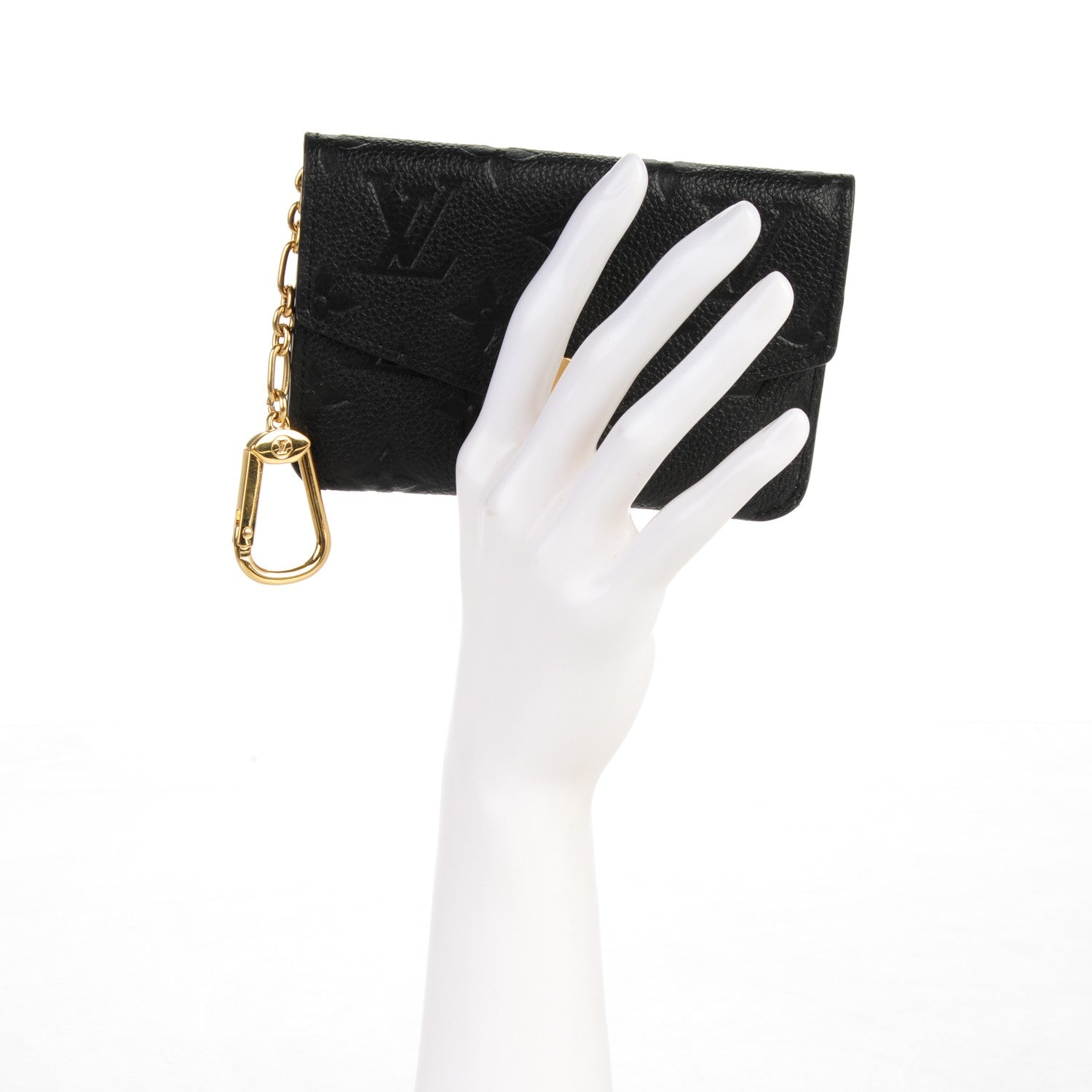 Louis Vuitton Empreinte Key Pouch Black 2 of 7