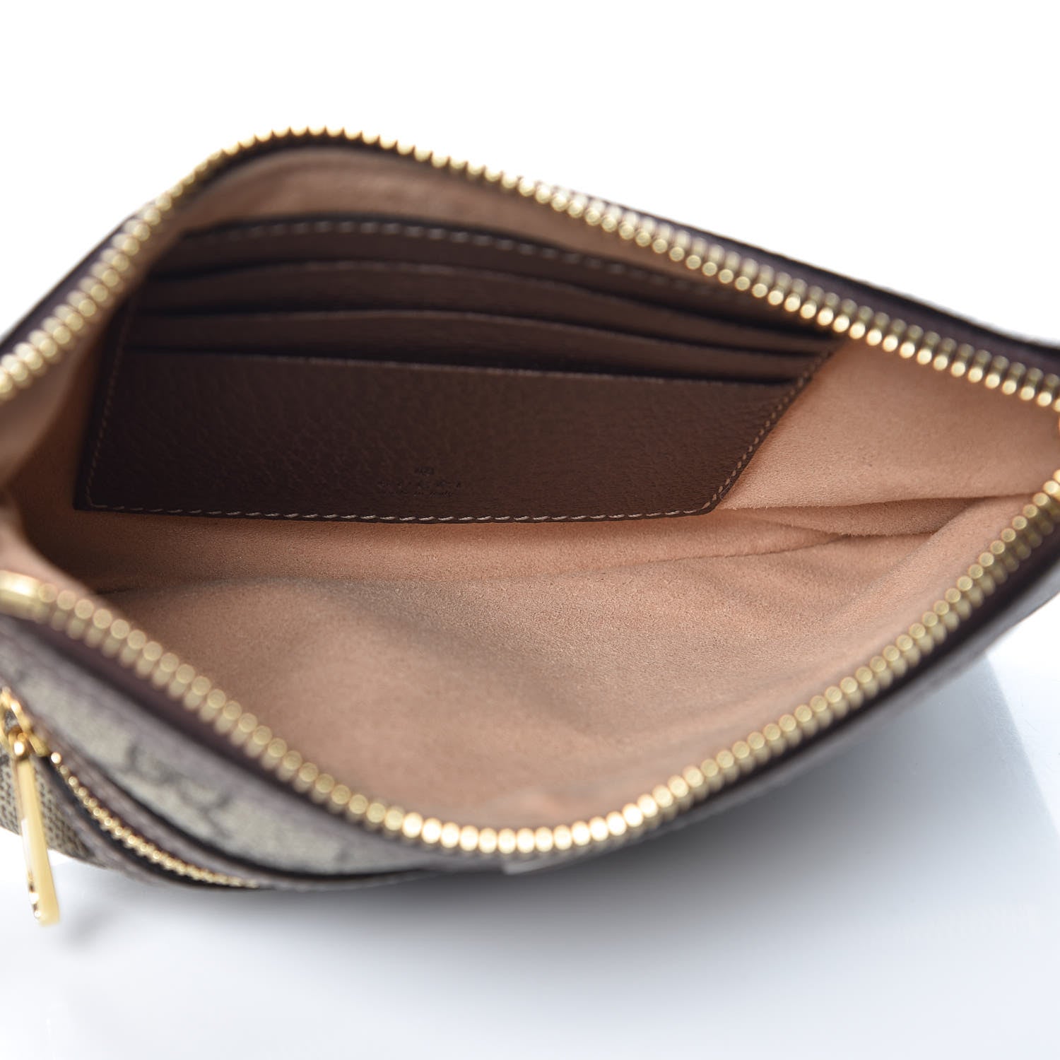 Gucci GG Supreme Monogram Web Small Ophidia Pouch Clutch Beige New Acero 5 of 8