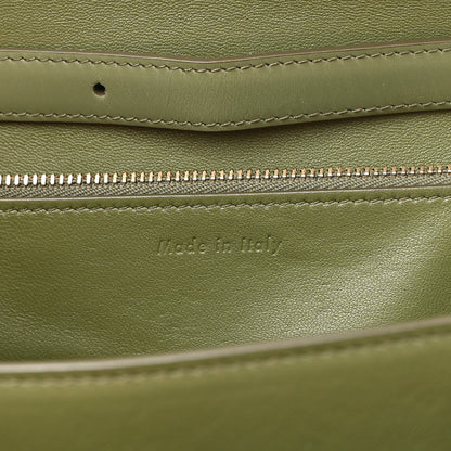Celine Box Calfskin Classic Box Medium Flap Bag Army Green 6 of 9