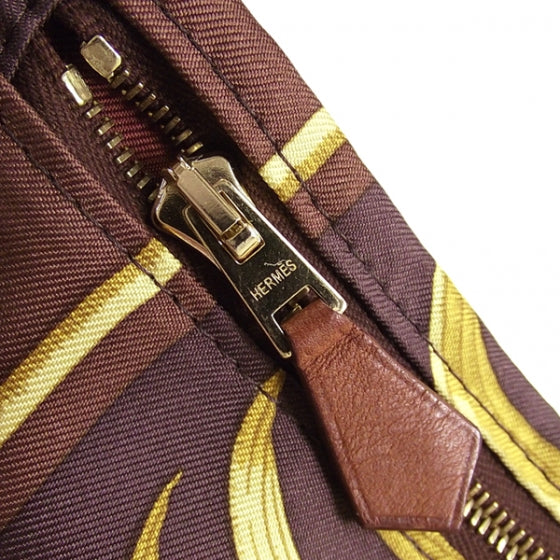 Hermes Bi-Material Silky City Bag Tiger Royal 10 of 15