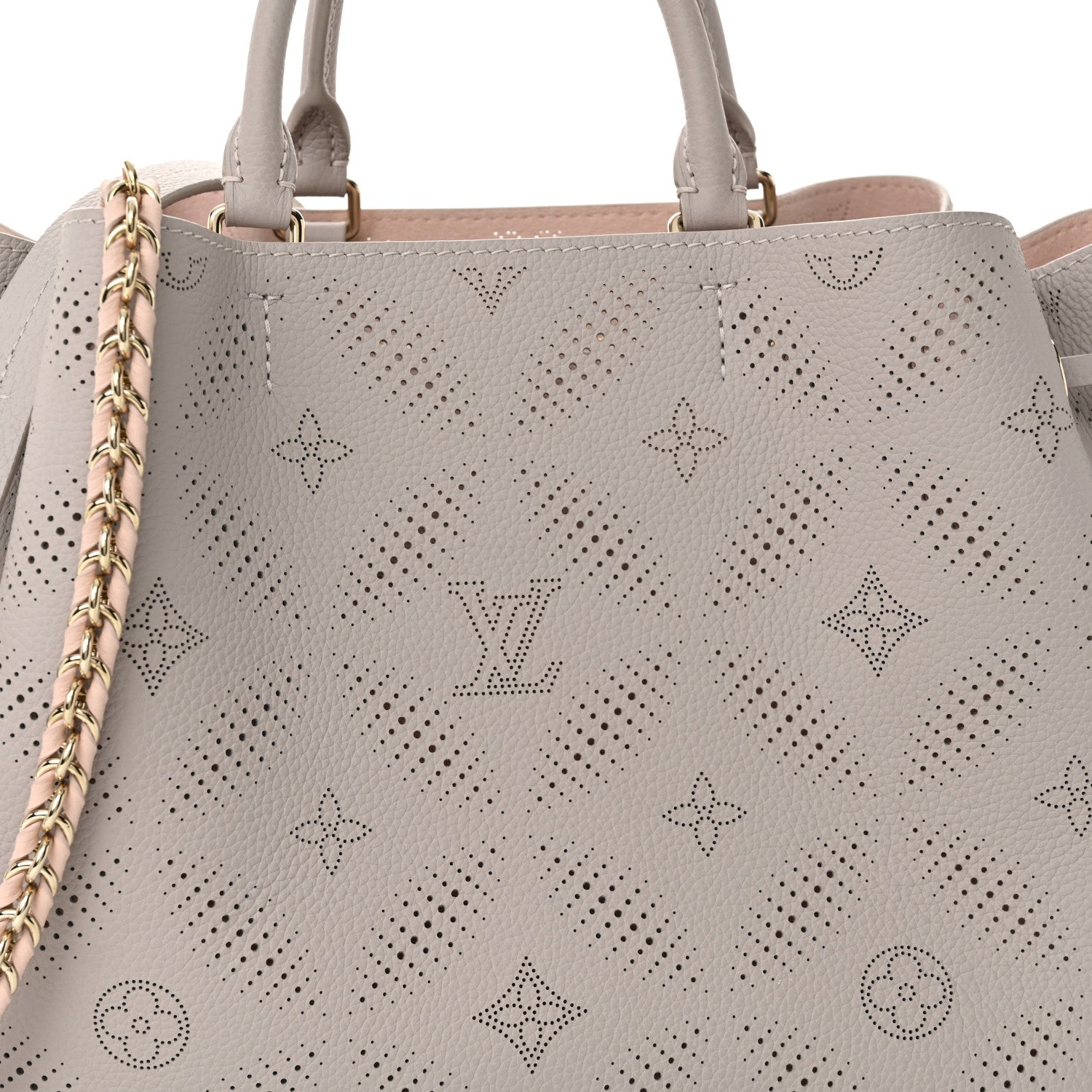 Louis Vuitton Mahina Bloom Bella Tote Pink Gray 7 of 10
